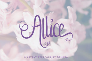 Allice: A Script Handwritten Font for Creative Web Design