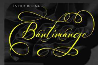 Bantimange: The Bold Script Font for Impactful Digital Design
