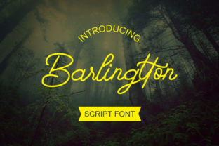Barlingtton Script: A Bold Handwritten Font for Digital Design