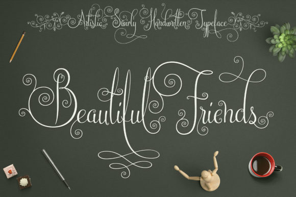 Beautiful Friends Script for Creative Campaigns and Branding