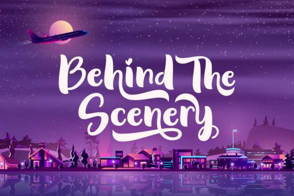 Behind the Scenery: A Font That Brings Handwritten Charm to Every Project