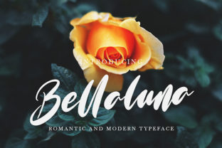 Bellaluna: A Script Handwritten Font for Editorial Design