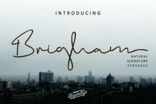 Brigham Script: A Modern Handwritten Font for Standout Design