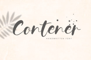 Contener: A Bold Script Font for Creative Handmade Projects