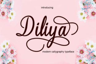 Diliya: A Script Handwritten Font for Creative Crafters and Designers