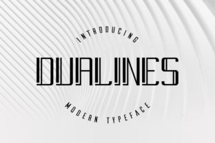 Dualines: A Modern Sans Serif Font for Powerful Branding and Design