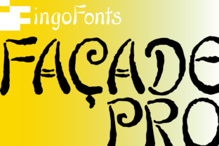 Façade Pro: A Bold Script Font for Editorial Design
