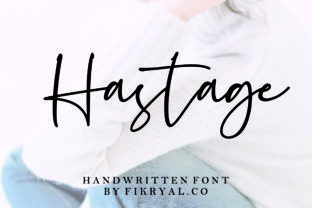 Hastage: A Script Handwritten Font for Editorial Elegance