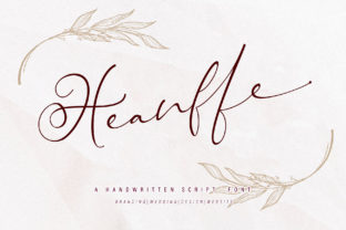 Heanffe: A Soft Script Font for Editorial Grace