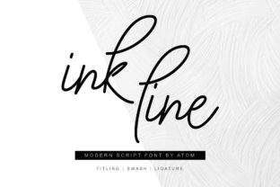 Ink Line: A Script Handwritten Font That Elevates Brand Identity