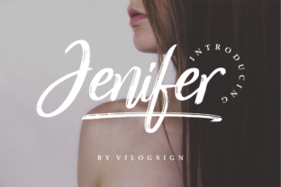 Jenifer: A Modern Handwritten Font for Editorial Design and Branding