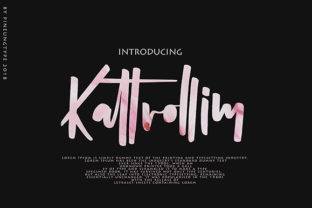 Kattrolim: A Vintage Film Script Font for Handmade Creators