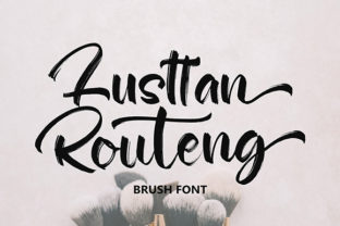 Lusttan Routeng: A Bold Script Font for Editorial Design