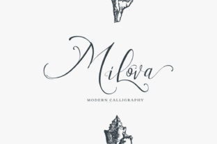 Milova: A Script Handwritten Font for Sophisticated Branding