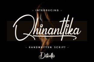 Qhinanttika: A Script Handwritten Font for Creative Campaigns