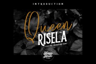Queen Risela: A Bold Script Font for Handmade Creators