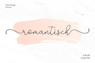 Romantisch: A Script Handwritten Font for Creative Crafters and Product Makers