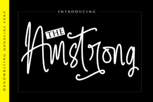 The Amstrong Font: A Bold Script for Creative Projects