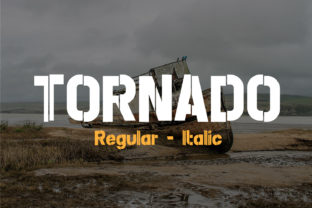 Tornado: A Bold Decorative Font for Standout Web Design