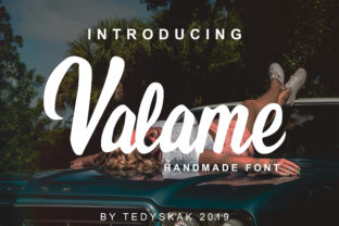 Valame: A Bold Script Font for Creative Branding