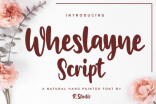 Wheslayne Script for Small Business Branding and Design